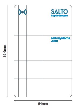 SALTO CCVD207SH-50 Keycard NXP Mifare DesFire (2KB) Pack Of 50 - Image 2