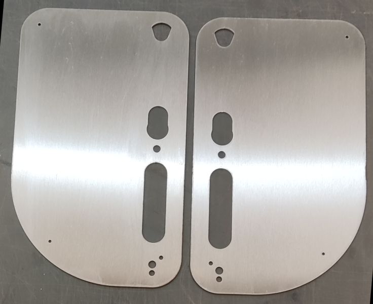 Backplate For Slim XS4 180mm Stainless Steel