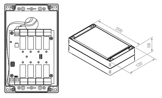 EB5008UK Relay Extension Board Cu5xx 8 Relays - Image 2