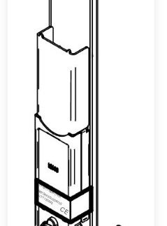 SALTO SP00895-W40S-C8 XS4 Scandanavian Outside Clutch Mechanism