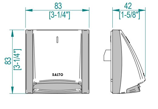 SALTO WRM6000 Wall Reader Smartcard Heated Mod Refurbished - Image 2