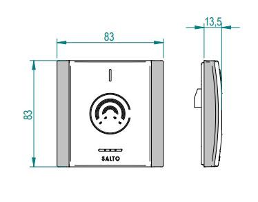 SALTO WRM9000 Wall Reader Prox No PPD Socket Refurbished - Image 2